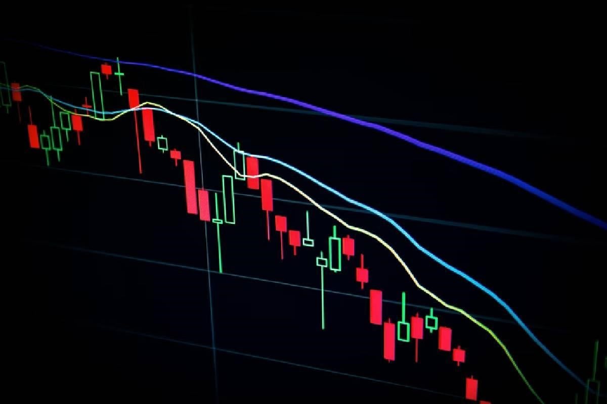 El gráfico de barras es una forma de analizar la evolución de las acciones Pfizer