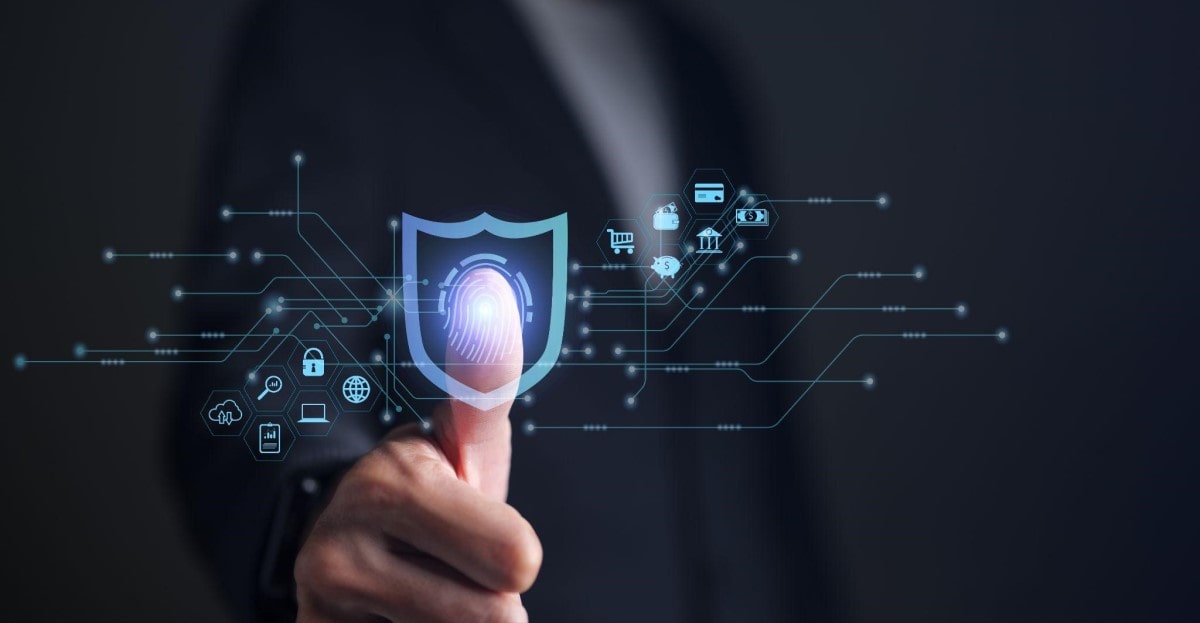 Foto concepto de ciberseguridad e identidad digital.